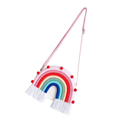 BESPORTBLE Crossbody Geldbörse Regenbogen Wanddeko Leichtes Süßes Münztäschchen für Mädchen Praktischer Organizer für Unterwegs Fördert Aufräumspaß und Selbstständigkeit im Kinderzimmer von BESPORTBLE