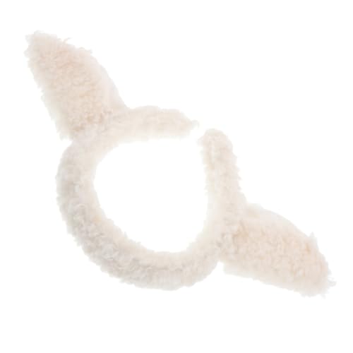 BESPORTBLE Cute Lamb Ear Haarband Für Cosplay Und Aufführungen Weiche Plüschige Schafohren Haarreif Für Mädchen Tierohren Kopfbedeckung Für Und Anlässe von BESPORTBLE