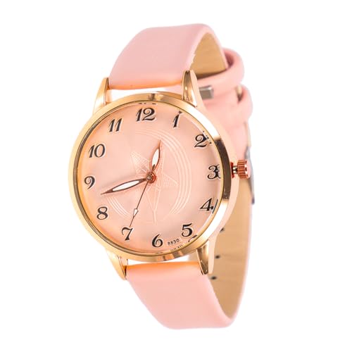 BESPORTBLE Stilvolle Damenuhr Mit Kunstlederarmband Verstellbare Armbanduhr Für Damen Zarte Uhr Mit Uhrendekor Für Täglichen Gebrauch Und Feiertage von BESPORTBLE