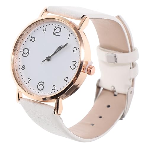 BESPORTBLE Damen Pu Armbanduhr Schlichtes Banduhr Mit Pu Lederarmband Moderne Uhren Für Frauen Casual Watch Schicke Damen Uhr von BESPORTBLE