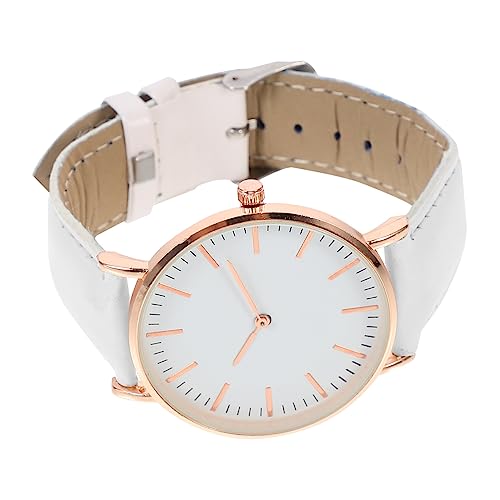BESPORTBLE Damen Armbanduhr mit PU Lederarmband Verstellbar Leicht Quarzuhr für Präzise Zeitmessung für Frauen Junge Erwachsene von BESPORTBLE