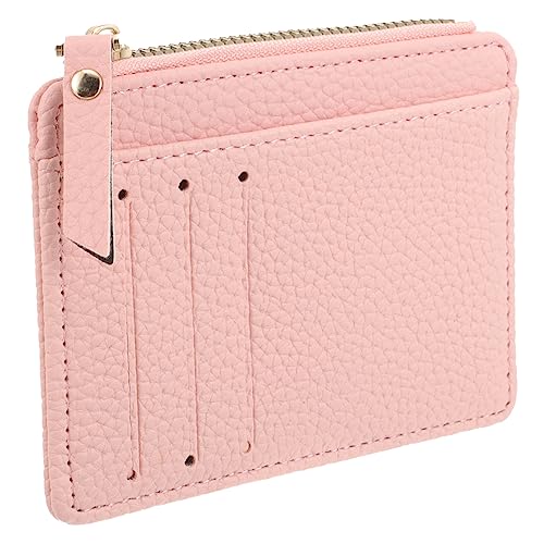 BESPORTBLE Kartenetui Für Damen Damengeldbörse Aus Pu Reißverschluss Münzgeldbörse Zum Einkaufen Kleine Clutch Für Kreditkarten Ausweise Und Kleingeld von BESPORTBLE