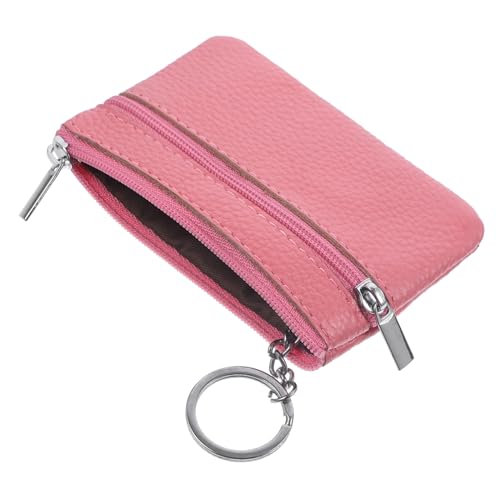 BESPORTBLE Kleines Damen-geldbörse Aus Kunstleder Mit Schlüsselanhänger Reißverschluss-geldbörse Münztasche Und Portemonnaie Für Alltag Und Reisen von BESPORTBLE
