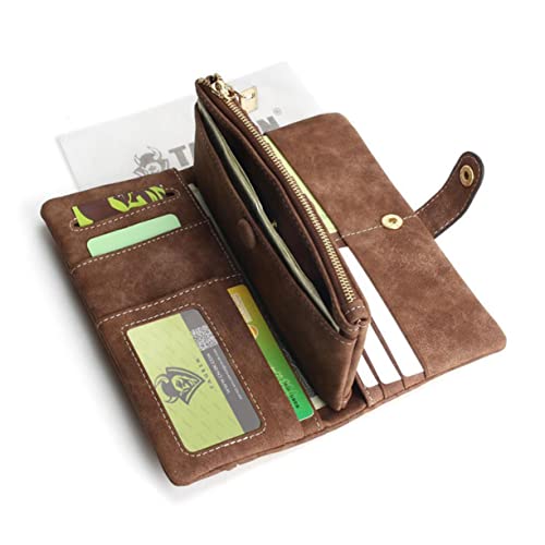 BESPORTBLE Damen-Geldbörse Geldbeutel Damen Geldbörsen Damen Handtasche Brieftasche Damen Frauen geldbörse praktische Geldbörse Coffee BESPORTBLE Damen-Geldbörse Geldbeutel Damen Geldbörsen Damen Handtasche Brieftasche Damen Frauen geldbörse praktische Geldbörse Coffee von BESPORTBLE