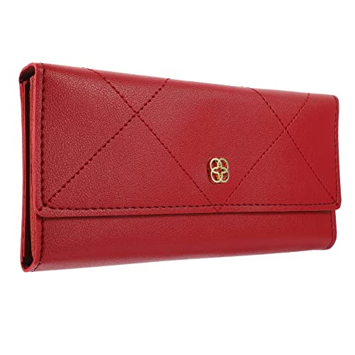 BESPORTBLE Lange Brieftasche Für Damen Großes Fassungsvermögen Multifunktionaler Kartenhalter Aus Pu- Kompakt Und Leicht Für Reisen Und Alltag von BESPORTBLE