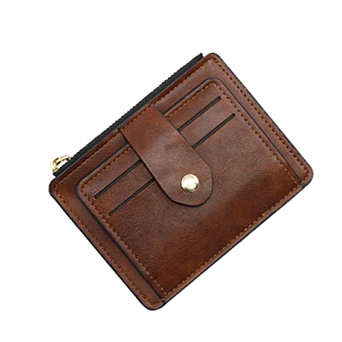 BESPORTBLE Damen Geldbörse PU Kartenetui mit Reißverschluss Schnallenstil Multifunktionale Geldbörse für Frauen von BESPORTBLE
