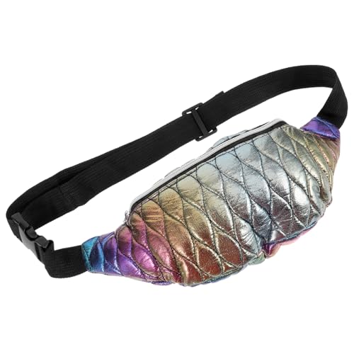 BESPORTBLE Damen Hüfttasche wasserdichte Gürteltasche Mit Dekorativem Design Tragbare Umhängetasche Für Sport Und Freizeit Für Laufen Und Reisen Stylische Crossbody Bag von BESPORTBLE