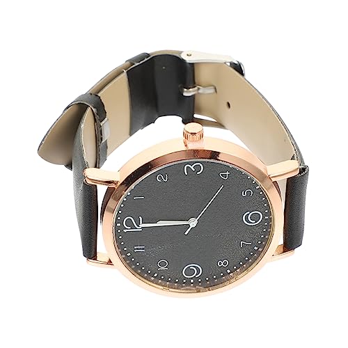 BESPORTBLE Damenuhr Mit Lederarmband Schlichte Freizeituhr Für Damen Modische Armbanduhr Für Frauen von BESPORTBLE