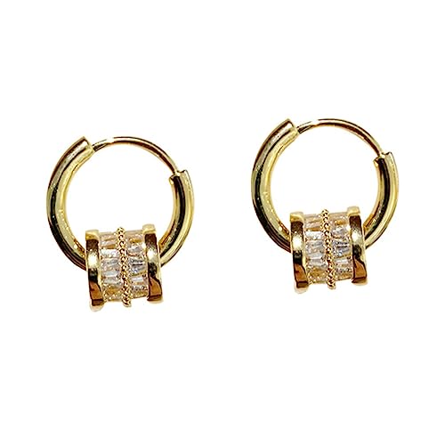 BESPORTBLE Damen Ohrstecker aus Einfache Kleine Creolen Ohrringe Stylische Ohrschmuck für Mädchen Vielseitig Tragbar zu Alltag Party und Business von BESPORTBLE