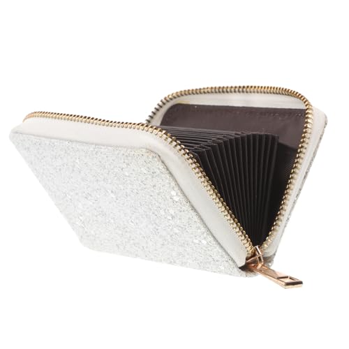 BESPORTBLE Ledergeldbeutel Mit Reißverschluss Münztasche Aus Kartenbörse Für Damen Kleine Clutch Mit Reißverschluss Geldbörse Für Damen Brieftasche Damengeldbörse Mit Kartenfächern von BESPORTBLE