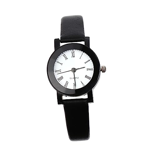 BESPORTBLE Damenuhr Mit Quarzuhrwerk Und Glattem Pu-lederarmband Klassische Armbanduhr Für Zuhause Und Büro von BESPORTBLE