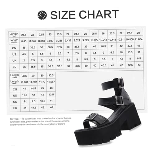 BESPORTBLE Damen Sandalen mit Dickem Plateauabsatz Schwarz Chunky Heel Sandaletten mit Robustem Sohlen design Modische Sommerschuhe für Partys Büro Hochzeit und Nachtclub Bequeme Frauen von BESPORTBLE