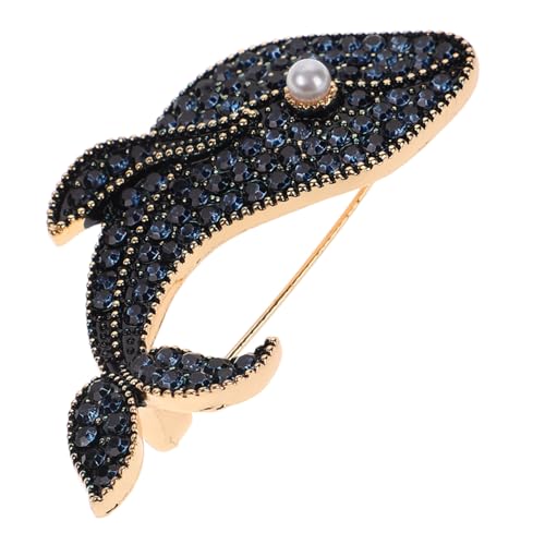 BESPORTBLE Dekorative Stift Modisch Broschen Mode Wal-Brosche perlen brosche schmuck für damen Schicke Kleidungsaccessoires Dame Brosche Hochzeitskleid Brosche Hutbrosche Zinklegierung von BESPORTBLE