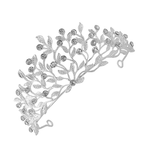 BESPORTBLE Krone Für Braut Hochzeit Stirnband Krone Hochzeit Kopfbedeckung Haarschmuck Geburtstag Tiara Diadem Für Frauen von BESPORTBLE