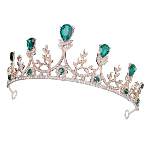 BESPORTBLE Kronenhochzeit Kopfschmuck Braut Stirnband Strass Krone Für Hochzeit Party Mädchen Hochzeit Kopfschmuck Brautkopfschmuck von BESPORTBLE