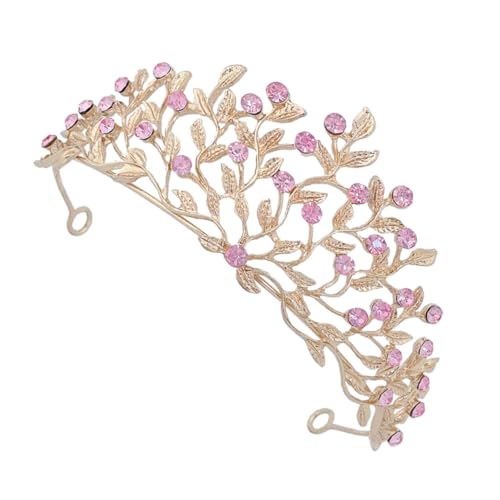 BESPORTBLE Strass Stirnband Für Hochzeit Tiara Krone Für Braut Hochzeitshaarschmuck Geburtstagstiara Hochzeitskronen Kopfschmuck Für Frauen von BESPORTBLE