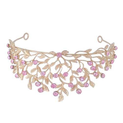BESPORTBLE Braut Tiara Haarband Mit Strass Für Hochzeit Party Stirnband Mädchen Diademe Kopfbedeckung Schmuck Zubehör Für Frauen von BESPORTBLE