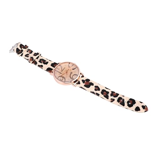 BESPORTBLE Quarz Armbanduhr Für Damen Mit Ziffernblatt Pu-lederarmband Uhren Für Damen Quarzuhr Runde Uhr von BESPORTBLE