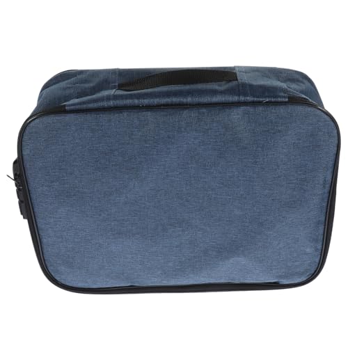 BESPORTBLE Dokumenten Organizer Mit Passwortschloss Große Mehrschichtige Aufbewahrungstasche Für Ausweise Tragbare Dokumententasche Für Reisen Und Büro Fächer von BESPORTBLE