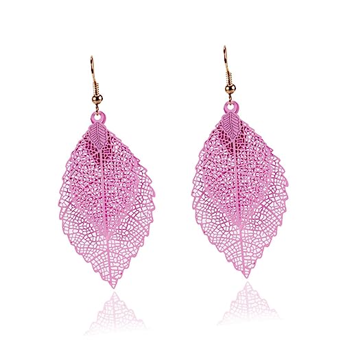 BESPORTBLE Doppelschicht Ohrringe für Frauen Leichtgewichtige Legierung Modischer Schmuck Rosa um Ihren Look zu Vervollständigen von BESPORTBLE