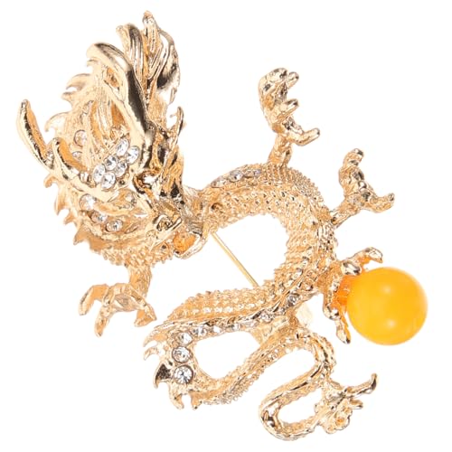 BESPORTBLE Drachenbrosche Für Anstecknadeln Hochwertige Vintage Krawattennadel Für Männer Frauen Dekorativer Kragenclip Mit Einzigartigem Drachendesign Für Anlässe von BESPORTBLE