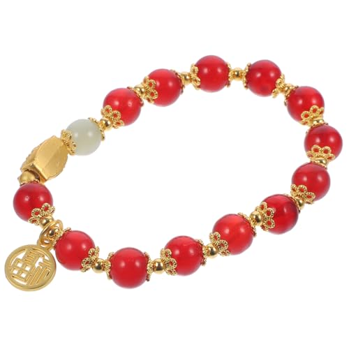 BESPORTBLE Verstellbares Rotes -armband Aus Geflochtenem Seil Glücksarmband Für Jahr Stilvolles Geschenk Inspiriert Von Chinesischer Tradition Für Damen Und Herren von BESPORTBLE