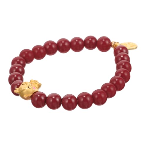 BESPORTBLE Drachenkernkernarmband Perlen Feng Shui Glücksarmband Lang Für Schmuck Handdrache Männer Armband Perle Geflochtenes Armband Vintage Drachenarmband Sternzeichen Armbänder Rot Glas BESPORTBLE Drachenkernkernarmband Perlen Feng Shui Glücksarmband Lang Für Schmuck Handdrache Männer Armband Perle Geflochtenes Armband Vintage Drachenarmband Sternzeichen Armbänder Rot Glas von BESPORTBLE