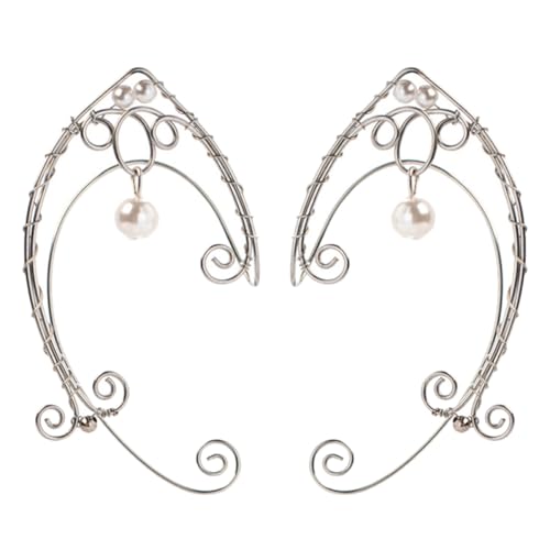 BESPORTBLE Ear Cuff Kupfer Ohrklemme Non Piercing Ohrschmuck Damen Mädchen Modisch Leicht Tragbar Handgefertigt Vintage Design von BESPORTBLE