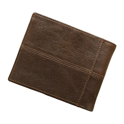 BESPORTBLE Geldbörse Für Männer Mit RFID-Schutz Brieftasche Aus Premium-Material Halter Für Karten Und Bargeld Retro-Design Mit Robustem Und Glattem Material Geschenkidee Für Freunde von BESPORTBLE