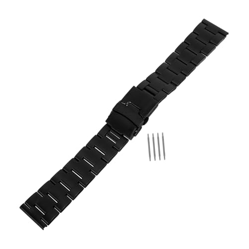 BESPORTBLE Edelstahl Uhrenarmband mit Leiterdesign Poliertes Dickes Armband für Herren Damen Präziser Sitz Robustes Ersatzband für Business und Freizeit von BESPORTBLE