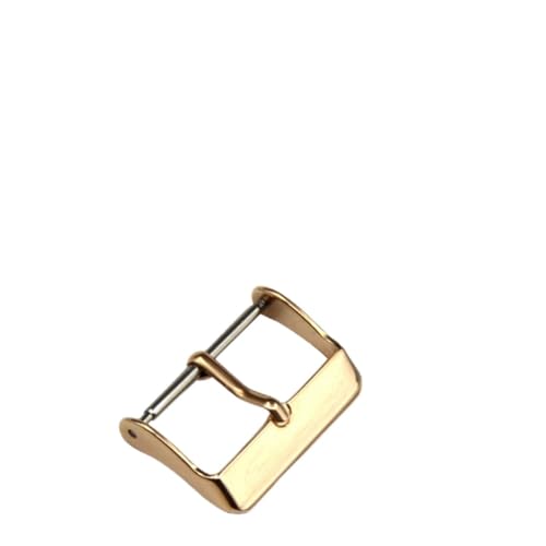 BESPORTBLE Edelstahl Uhrenverschluss Langlebige Armband Schnalle für Damen Herren Kompatibel mit Leder Silikon und Elektronischen Uhrenarmbändern Goldfarbene Uhr Zubehör Alternative von BESPORTBLE