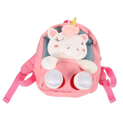 BESPORTBLE Einhorn Rucksack Für Mädchen Kindergartenrucksack Mit Cartoon Design Aus Hochwertigen Materialien Großes Fassungsvermögen Leicht Tragbar von BESPORTBLE