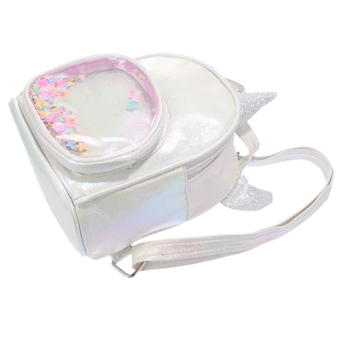 BESPORTBLE Einhorn-aufbewahrungsrucksack Für Mädchen Outdoor-Rucksack Mit Pailletten Leicht Abwischbar Verstellbare Träger Für Organisation Mädchen Kinderrucksack von BESPORTBLE