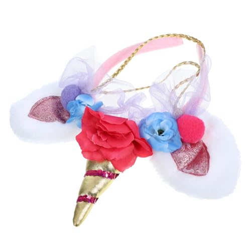 BESPORTBLE Einhorn-stirnband Einhorn-kopfschmuck Cartoon-kostüm Performance-requisite Aus Leichtem Material Angenehm Zu Tragen Hochwertig Verarbeitet Für Fotos Neujahr Halloween von BESPORTBLE