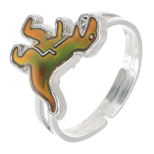 BESPORTBLE Stimmungsringe Für Mädchen Und Frauen Verstellbare Ringe Mit Farbwechsel Designede Fingerringe Für Junge Mädchen Und Erwachsene von BESPORTBLE