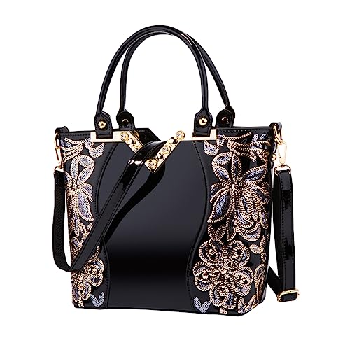 BESPORTBLE Handtasche Damen Für Reisen Arbeit Und Alltag Mit Reißverschluss Für Schlüssel Lippenstift Und Karten Leicht Und Tragbar Als Schulter Oder Handtasche von BESPORTBLE