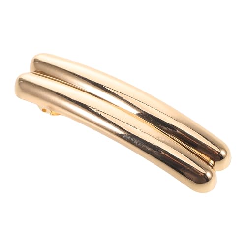 BESPORTBLE Eleganter Metallischer Haarclip Für Damen Einfaches Stilvolles Haarschmuck-accessoire Für Alltag Und Besondere Anlässe Robuste Konstruktion Für Langlebige Nutzung Goldene Farbe von BESPORTBLE