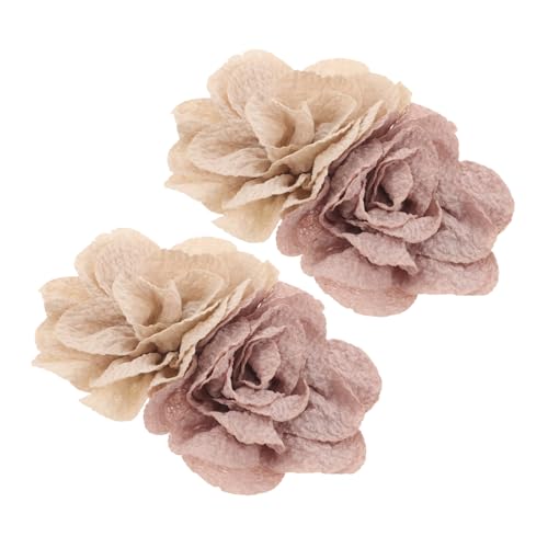 BESPORTBLE Elegante Peony Schuhclips aus Chiffon Handgefertigte Doppelte Rüschenblumen Leichte Damenschuhdekoration für Pumps Sandalen Vielseitige Accessoires für Hochzeit Party Alltag von BESPORTBLE