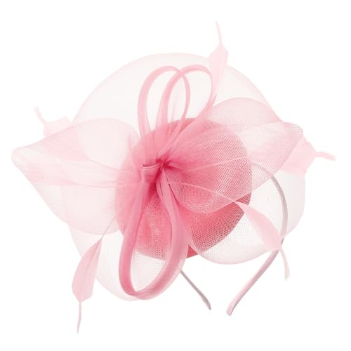 BESPORTBLE Eleganter Fascinator Haarreif mit Federn und Mesh für Damen Leicht und Langlebig für Hochzeiten Tea Parties und Festliche Anlässe Modisches Haarschmuck accessoire von BESPORTBLE