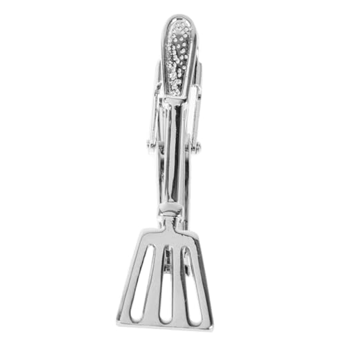 BESPORTBLE Eleganter Herren Krawattenclip Turner Form Metall Tie Pin Kreativer Kupfer Krawattenhalter für Business Hochzeit Freizeit Robustes Windfestes Accessoire aus Gebürstetem Metall von BESPORTBLE
