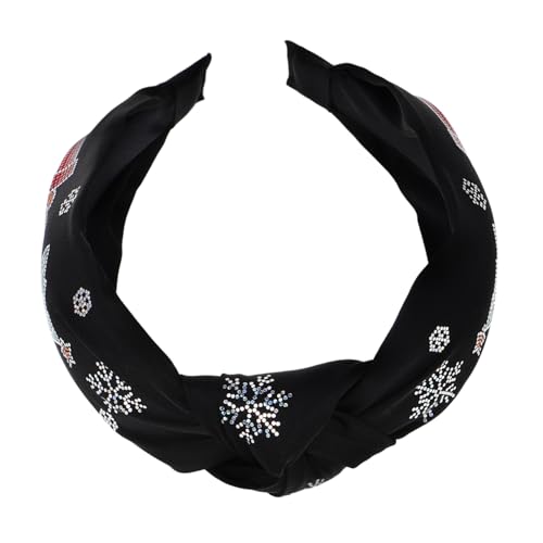 BESPORTBLE Eleganter Knoten Weihnachts Haarband für Frauen Stilvolle Knotenförmige Haaraccessoires für Festliche Anlässe für Weihnachtsfeiern Feiertagsversammlungen von BESPORTBLE