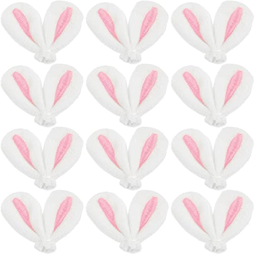 BESPORTBLE Entzückendes Hasenohr-Haarnadel- : 20 Stück Diy-Hasen-Accessoires Für Die Herstellung Von Haarspangen Und Bastelprojekten Rosa von BESPORTBLE