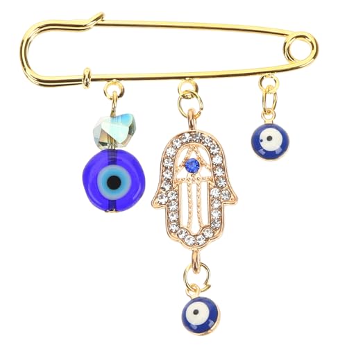 BESPORTBLE Evil Eye Brosche Anstecknadel Damen Herren Retro Pin für Kleidung Rucksack Schal Jacke Dekoration von BESPORTBLE