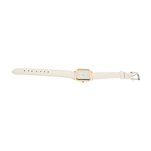 BESPORTBLE Zarte Leuchtende Armbanduhr Für Damen Freizeituhr Mit Lederarmband Uhr Für Täglichen Gebrauch Passt Zum Handgelenk von BESPORTBLE