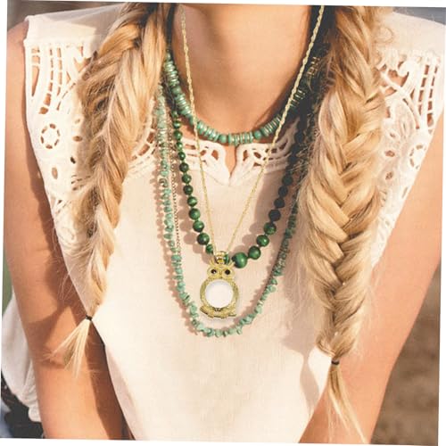 BESPORTBLE Fache Leselupe Halskette Damen Vintage Metall Anhänger Katzenkopf Owl Design Schmuck Vergrößerungsglas für Lesen und Alltag BESPORTBLE Fache Leselupe Halskette Damen Vintage Metall Anhänger Katzenkopf Owl Design Schmuck Vergrößerungsglas für Lesen und Alltag von BESPORTBLE