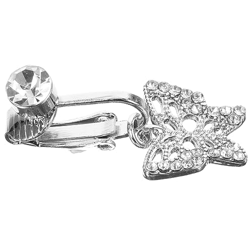 BESPORTBLE Fake Bauchnabelring für Frauen Nicht Durchdringender Nabelring mit Schmetterlingsdesign für Partys Strand und Alltag Langlebig und Clip Schmuckstück von BESPORTBLE