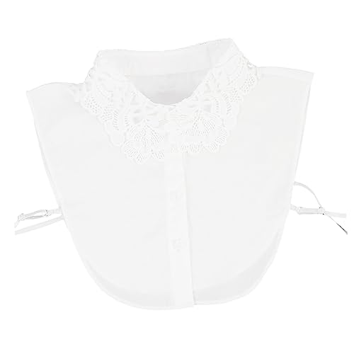 BESPORTBLE Fake Collar Damen Abnehmbarer Kragen Spitze Hautfreundlich Atmungsaktiv für Alltag Büro Freizeit von BESPORTBLE