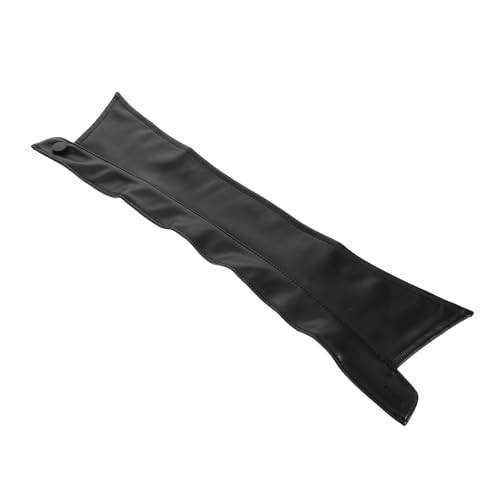 BESPORTBLE Abnehmbarer Pu Fake Kragen Für Frauen Eleganter Vielseitiger Krageneinsatz Für Shirts Und Jacken Bequem Und Leicht Kombinierbar Stilvolles Accessoire in Schwarz von BESPORTBLE