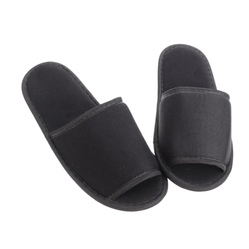 BESPORTBLE Faltbare Reise Hausschuhe aus Weichem Baumwollmaterial Leicht und Kompakt Rutschfest und Angenehm für Damen und Herren für Hotel Spa Indoor und Outdoor Nutzung von BESPORTBLE