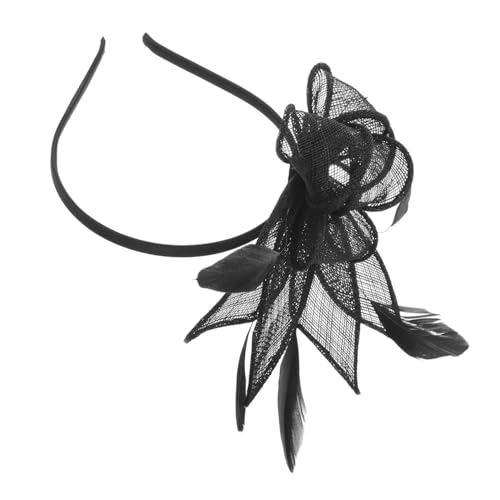 BESPORTBLE Fascinator Hutclip Für Damen Vintage Tea Party Hut Mit Haarclip Cocktail Fascinator Stirnband Kopfbedeckung Für Besondere Anlässe Vielseitig Einsetzbar Für Hochzeiten Und von BESPORTBLE